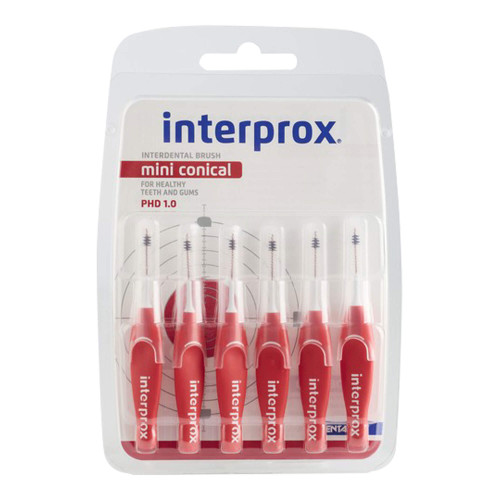 Interprox mini conical Interdentalbürsten PHD 1,0 rot