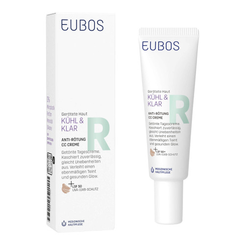 Eubos Kühl & Klar Anti-Rötung CC Creme LSF 50