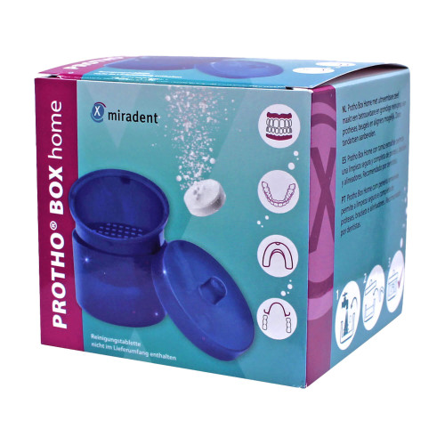Miradent Protho Box Home blau Glitzer