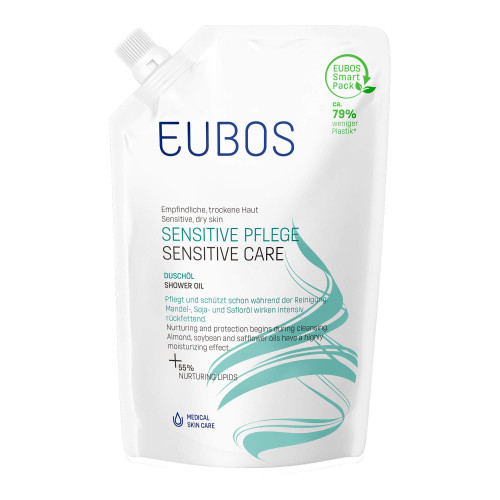 Eubos Sensitive Pflege Duschöl Nachfüllbeutel