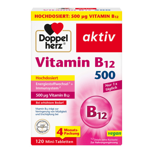 Doppelherz aktiv Vitamin B12 500 µg Tabletten