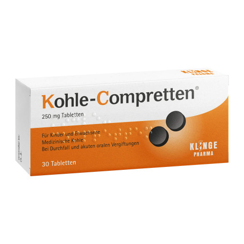 Kohle-Compretten Tabletten