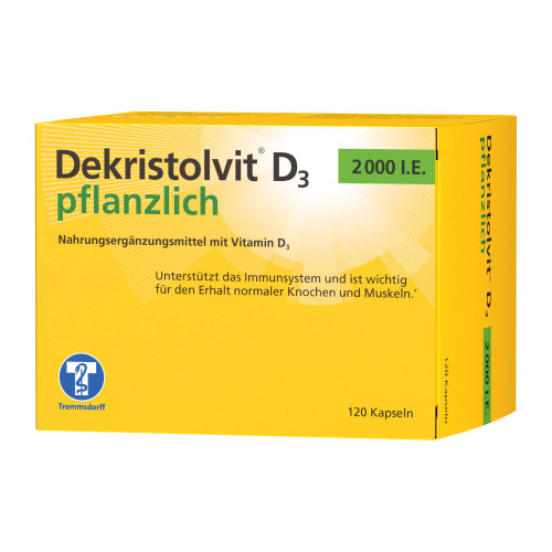 Dekristolvit D3 2000 I.E. pflanzlich Kapseln
