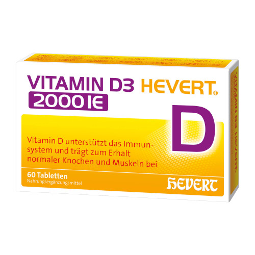 Vitamin D3 Hevert 2.000 I.E. Tabletten